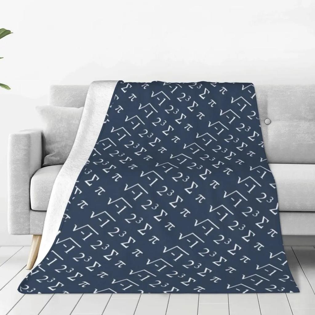 Funny Math Blankets Quantum Physics Airplane Travel Flannel Bedding Throws Super Soft Bedroom Customized Bedspread Gift