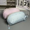 Polka Dot Design Pencil Case Large-Capacity Soft Touch Pen Bag Stationery Pouch Stationery Organizer Back To School