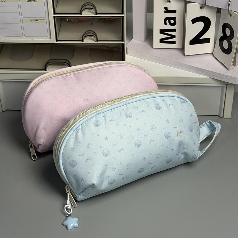 Polka Dot Design Pencil Case Large-Capacity Soft Touch Pen Bag Stationery Pouch Stationery Organizer Back To School