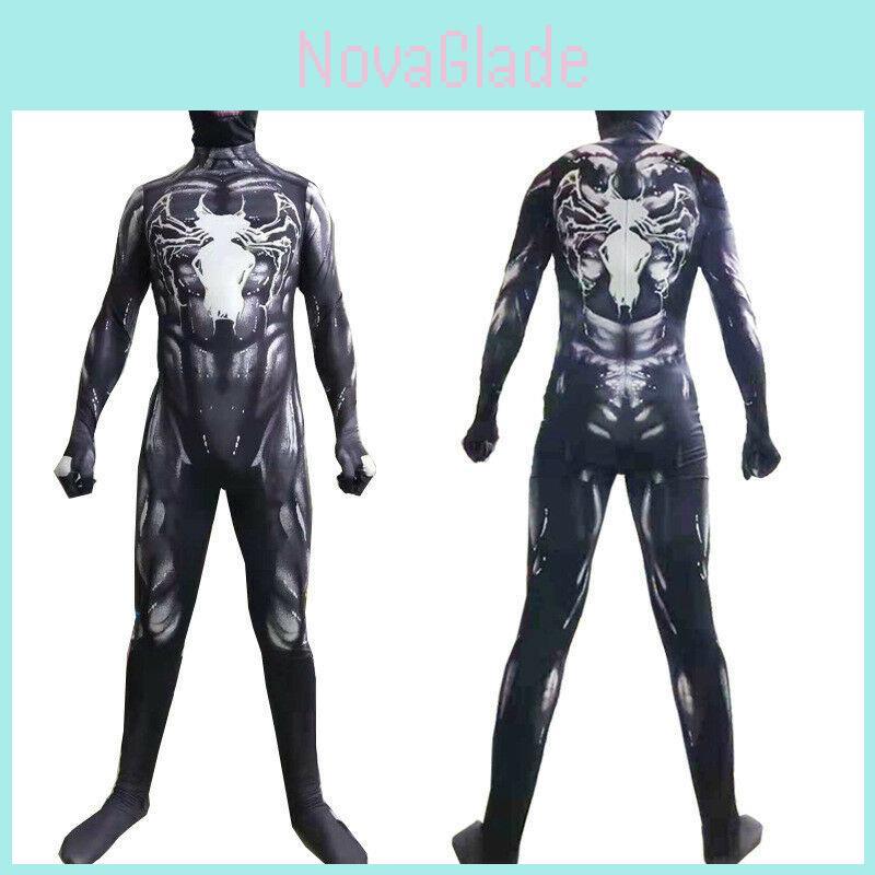Venom Spider-man Cosplay Kostüm Jumpsuit Mit Exquisitem Design Und Atmungsaktivem Stoff Für Kinder Und Erwachsene
