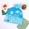 LED Light-Up Knit Christmas Hat - Colorful Winter Wool Hat for Adults & Children