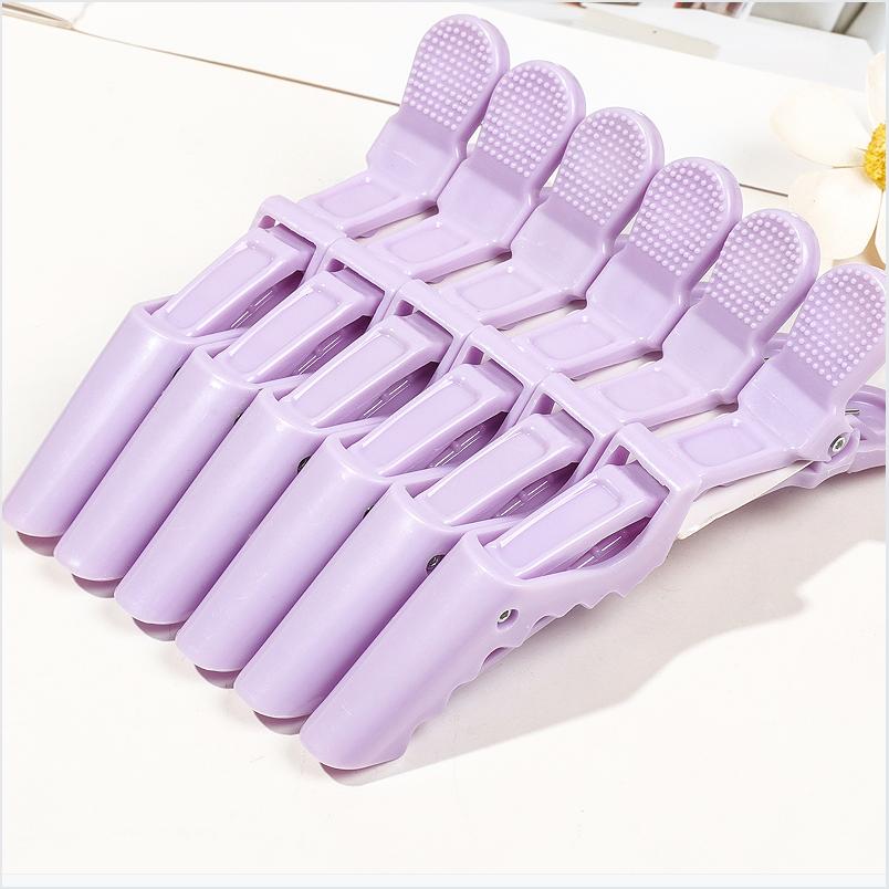 6pcs crocodile hair clip design claw shaped hair clip salon hair clip hair accessories makeup clip Special for real hair wigs
