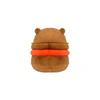 Cute Hamburg Dog Capybara Plush Toy Fur Puppy Doll Simulation Animals Soft Plush Holding Doll Birthday Holiday Gifts