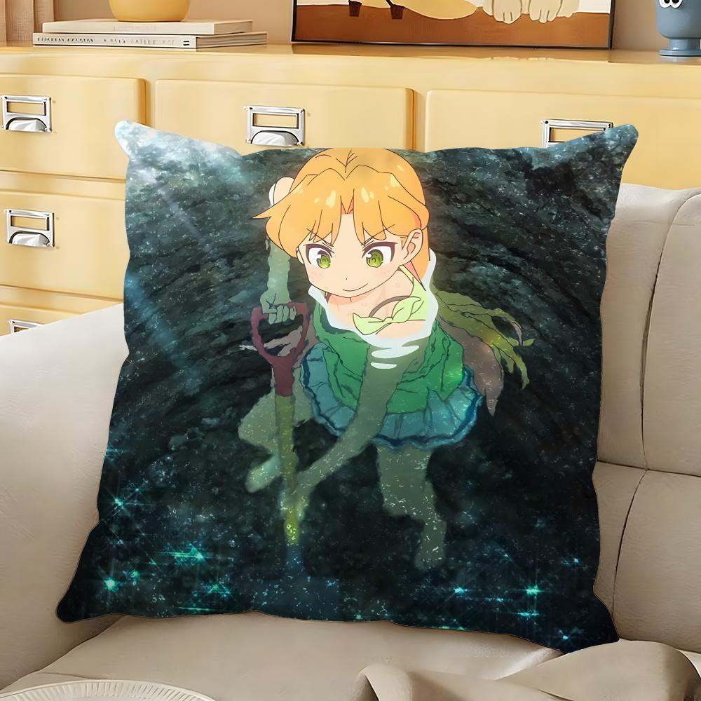 Cute Ruri Rocks Cushion Cover Soft Durable Reversible Pillow Cover Home Car MultiScene Daily Comfort Pillowcase