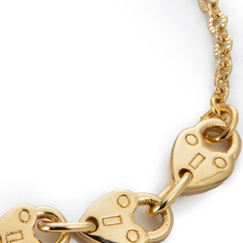 PANACHE CHASUNYOUNG Heart Padlock Bracelet