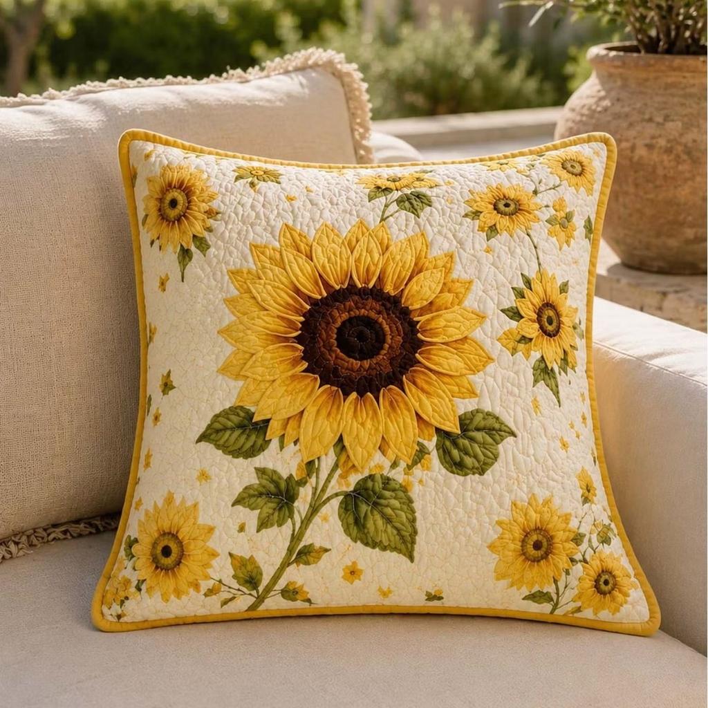 Quilting embroidery living room bedroom pillow cover 3D printing color pattern