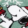 Senko Snoopy Happy Christmas Multi-Purpose Mat, Approx. 38 x 38 cm, For You, Green, Character, Snoopy, 59176