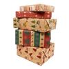Snowman Gift Wrap Kraft Paper Gift Box Paper Eco-friendly Present Box Packing  Xmas