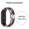 Braided solo loop Strap for Mi band 7 Elastic adjustable metal Nylon bracelet Miband4 miband 5 correa for xiaomi Mi band 4 3 5 6