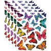 Iconikal 100-Count Static Cling Vinyl Window Decorations, Butterflies (5 Sheets of 20)