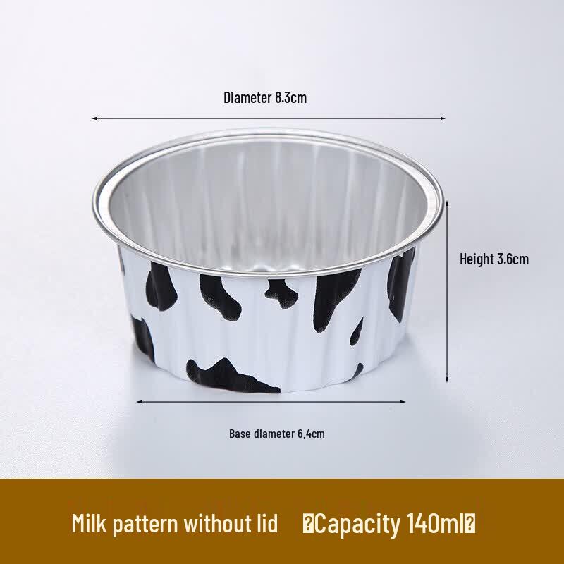 Disposable Aluminum Foil Baking and Pudding Cups
