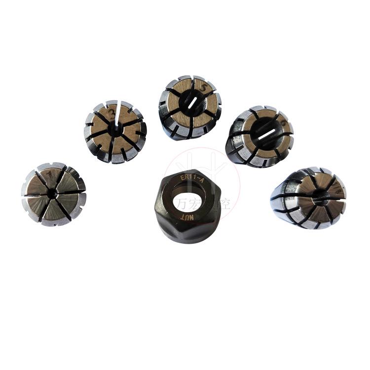 ER11A Collet Holder Spindle Motor for Engraving Machine - Elastic Tool Chuck & Nut Cap Accessory