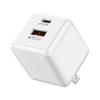 Compact Ice Cube PD20W+QC3.0 Fast A+C Charger with UK/EU/US Standards and TYPE-C Compatibility
