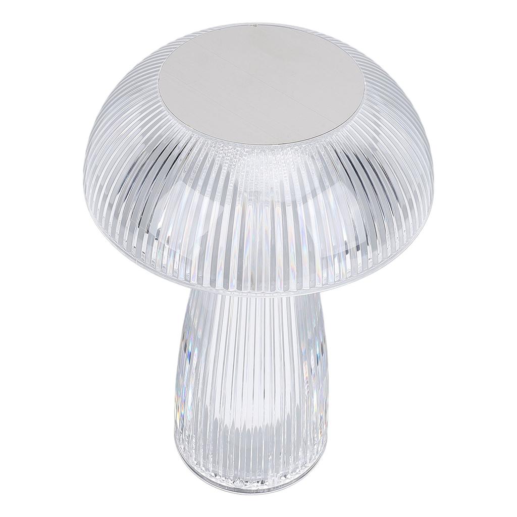 Desk Lamp Acrylic Rechargeable Cordless 3 Color Dimmable Touch Control Portable Mushroom Lamp for Be