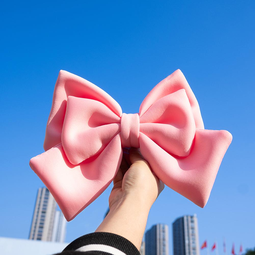 Electric Bicycle Helmet Cute Bow Modeling Decor Universal Fittings Helmets Bowknot Vehicle Bow Cotton Bike Accessories Elec H0A0