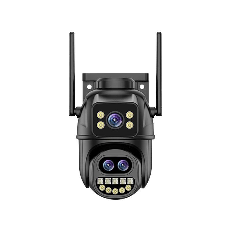 360° HD Dual-Screen Outdoor Panoramic Camera with Mobile Remote