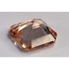 Beautiful Natural Peach Morganite 7-9 Ct Asscher Cut Certified Loose Gemstone