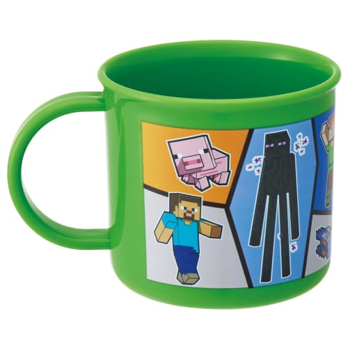 Skater Kids' Plastic Lunch Cup, 200ml, Dishwasher Safe, Made in Japan, Minecraft 25, Minecraft Boys (KE4AAG-A)