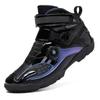 Mens Motorcycle Riding Boots All-Season Off-Road Touring Shoes Street Dirt Bike Riders