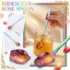 Home Stainless Steel Creative Rose Spoon Mixing Spoon