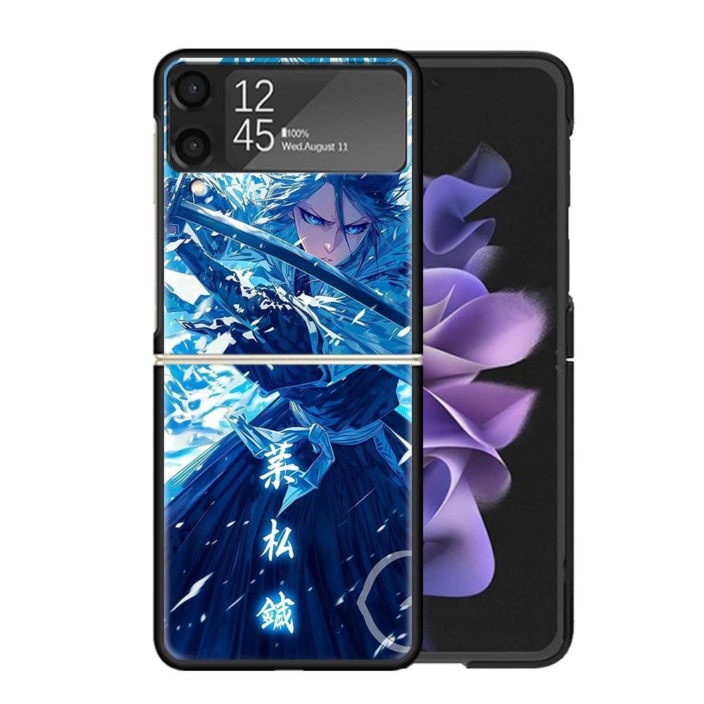 Bleach Kuchiki Rukia Cases For Samsung Galaxy Z Flip 4 5 6 7 3 Z Flip7 Flip6 Flip4 Flip5 Flip3 5G Hard Shockproof Fundas Cover G