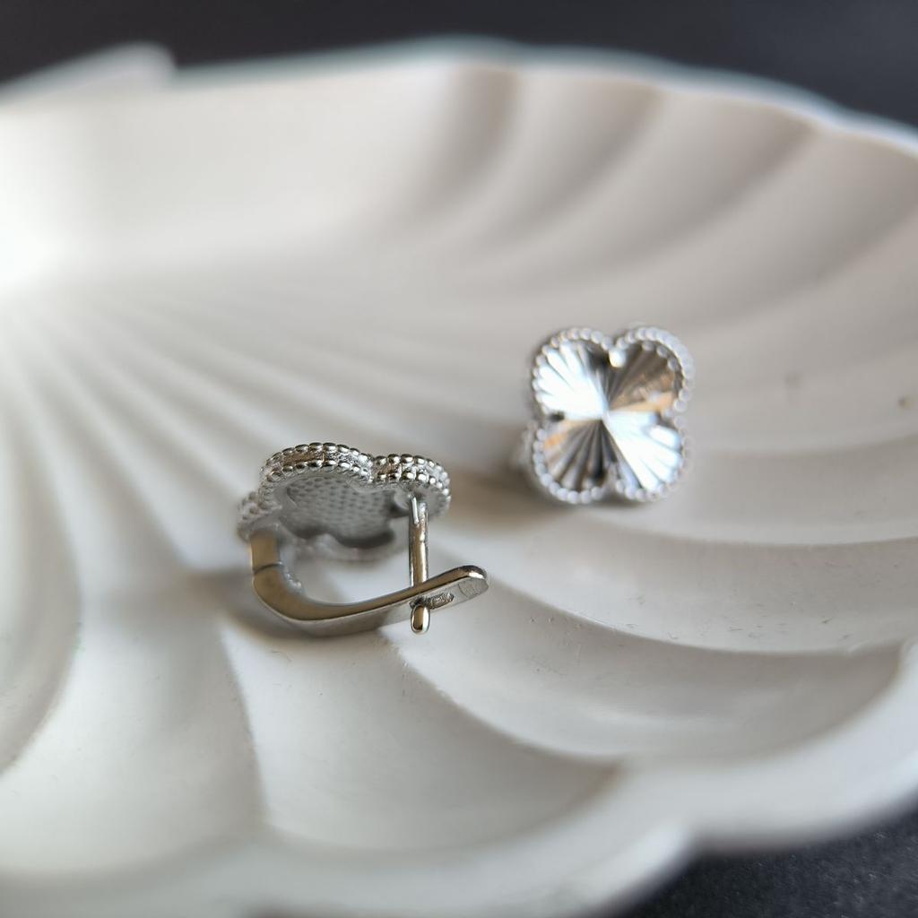 Серебряные серьги без камней (2183181)