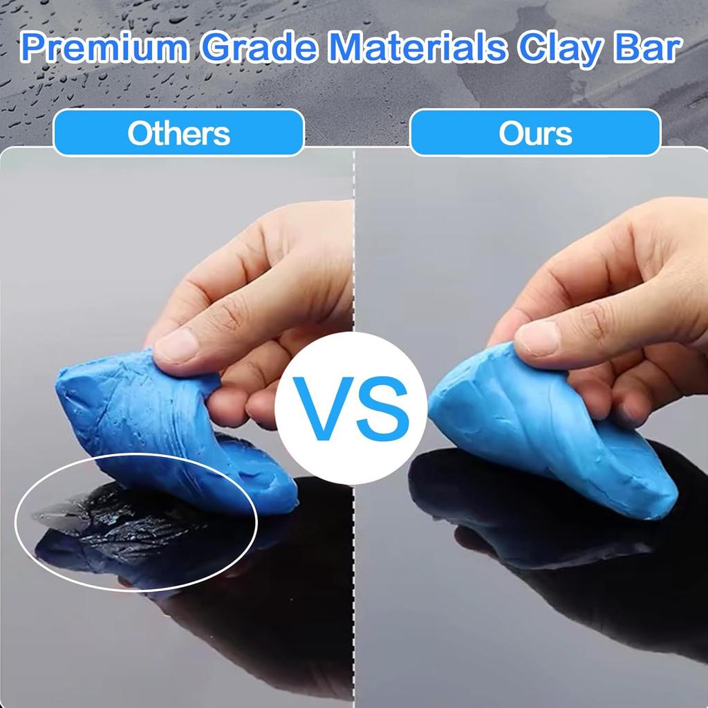 8 Pack Clay Bars Kit For Auto Detailing, 400G Premium Magic Clay | Adsorption Capacity For Detailing & Wash Clean