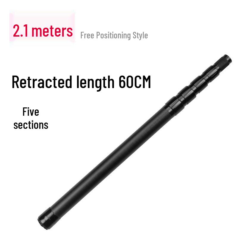 Manulife 3M Carbon Sky Canopy Portable Telescopic Fishing Net Pole