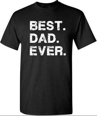 Meilleur Papa du Monde T-shirt Fête des Pères T-shirt Cadeau Toutes Tailles S-5XL