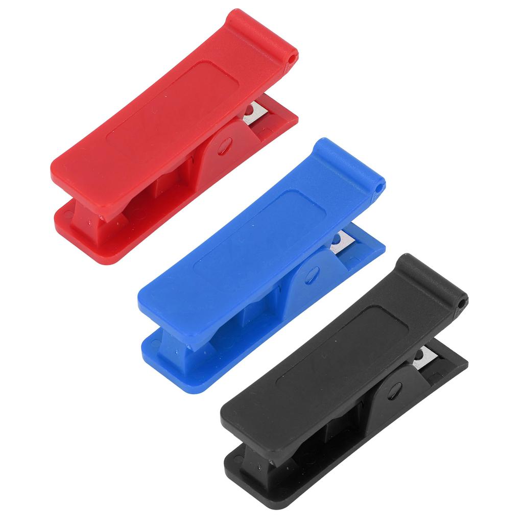 3 Stück PTFE-Schlauchschneider 1/8 bis 3/4 Zoll Schneidkapazität Weichschlauchschneider für Nylon PVC PU-Rohr