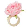 2 Pcs Flower Napkin Rings Rose/Peony Napkin Holder Handicraft Flower Napkin Rings Wedding Table Decoration for Birthday Party