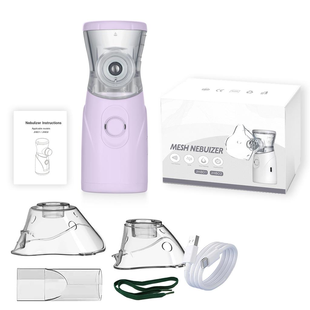 1 Pc  ultrasonic portable rechargeable micro-mesh atomization instrument handheld household adult children lung atomizer