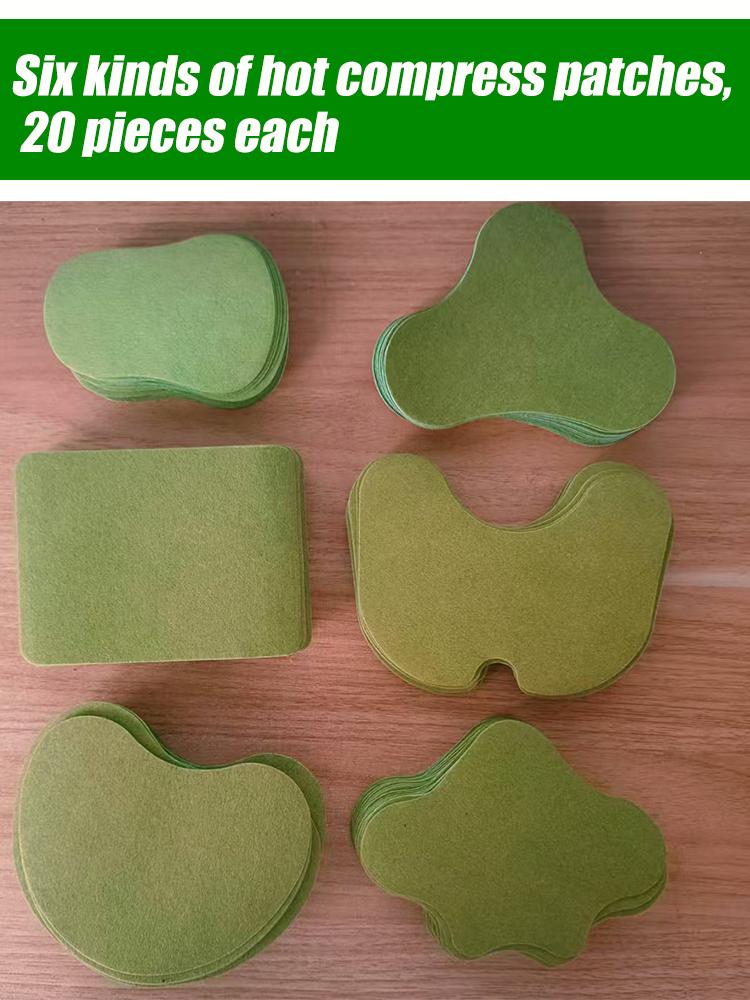 

120pcs Six Types Of Heat Patches,Long-lasting Warm Patch For Neck, Shoulders, Back, Wrists, Knees And Feet-Office,Travel, Sports