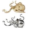 Oktopus Handyhalter Retro Metall Oktopus Handy Ständer Multifunktionaler Schreibtisch Stifthalter Sammlerstück Tier Skulptur für Schreibtisch Dekoration