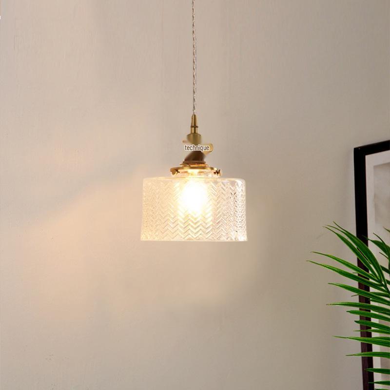 Lustre Nórdico de Vidro Verde para Casa, Bar, Café ou Varanda