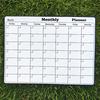 Magnetic Dry Erase Whiteboard for Fridge Reusable Monthly Calendar & Weekly Planner Blackboard Style Note Pad Kitchen Message Board