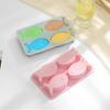 Schöne 4 Tablett Kuchen Slots Fisch Silikon Handwerk Seife Schokolade DIY Backen