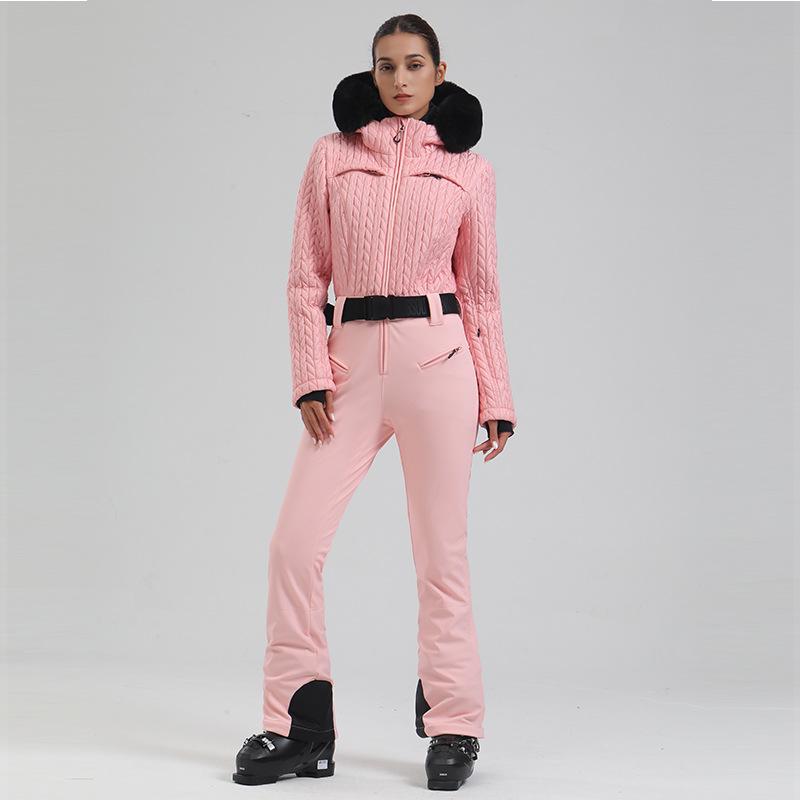 Women's Waterproof & Windproof Ski Suit Set: New One-Piece for Outdoor Sports