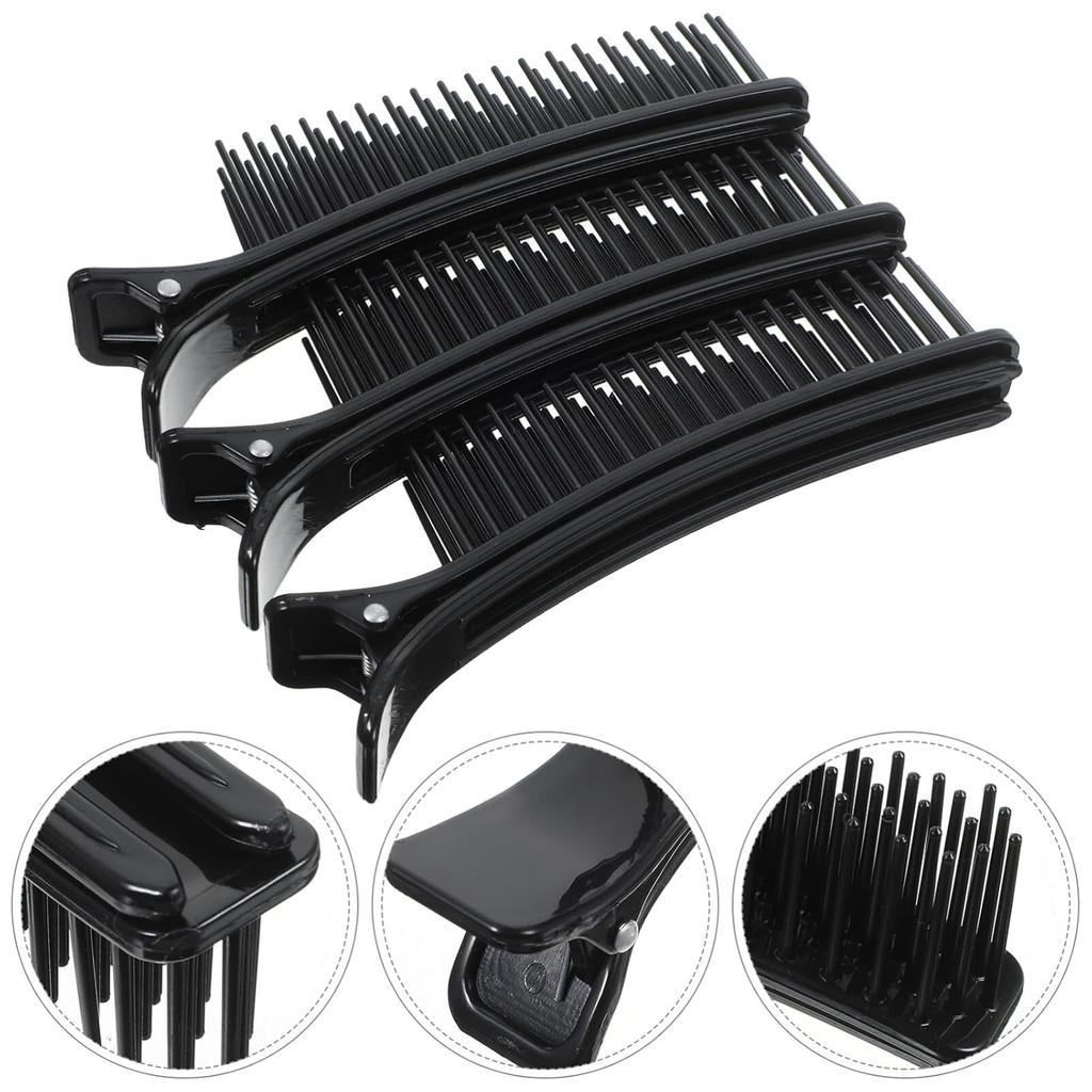 Beaupretty 3 Pieces Teasing Clip Combs Hair Combs Hairstylist Hair Clips Hair Coloring Styling Tools for Highlights Trimming Cutting Flat Iron Guide,