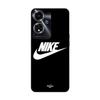 Case for Oppo A59 5G Nike White Logo Black Front