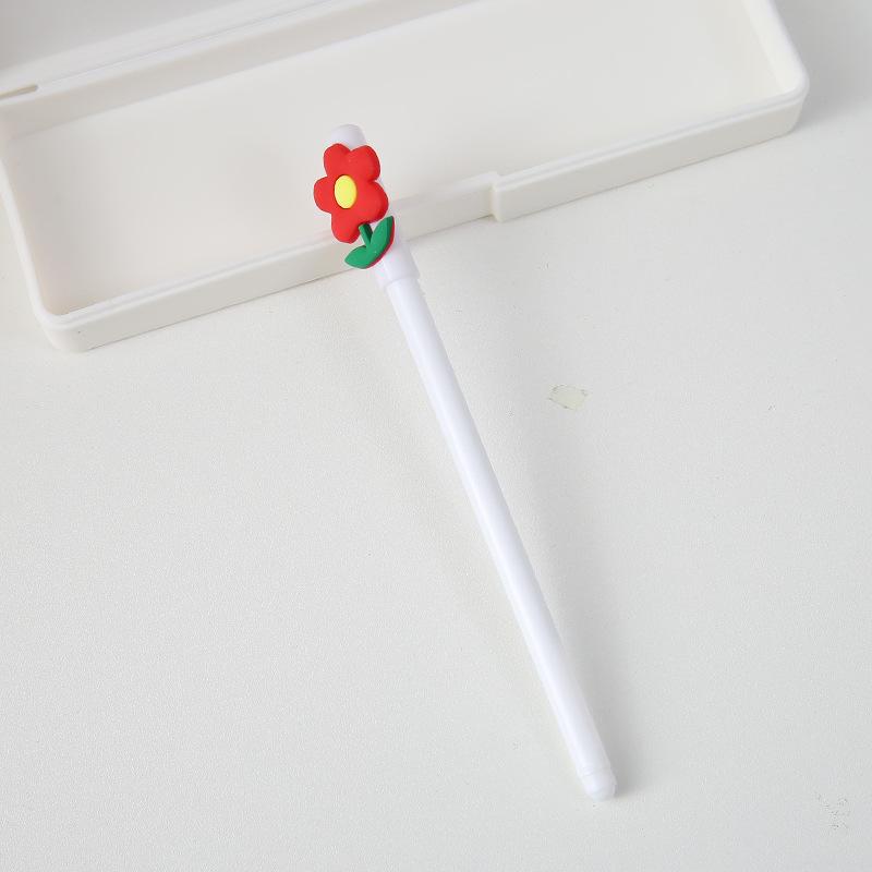 Cartoon Fruit Neutral Pen For Primary School Students Black Ink Creative Stationery