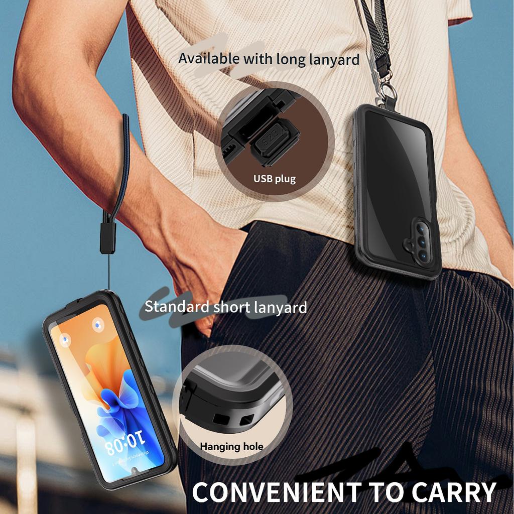 REDPEPPER A Series For Samsung Galaxy A26 5G IP68 Phone Case Clear Back Waterproof Cover