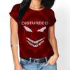 Disturbed Unisex-Erwachsene Scary Face Tie Dye T-Shirt