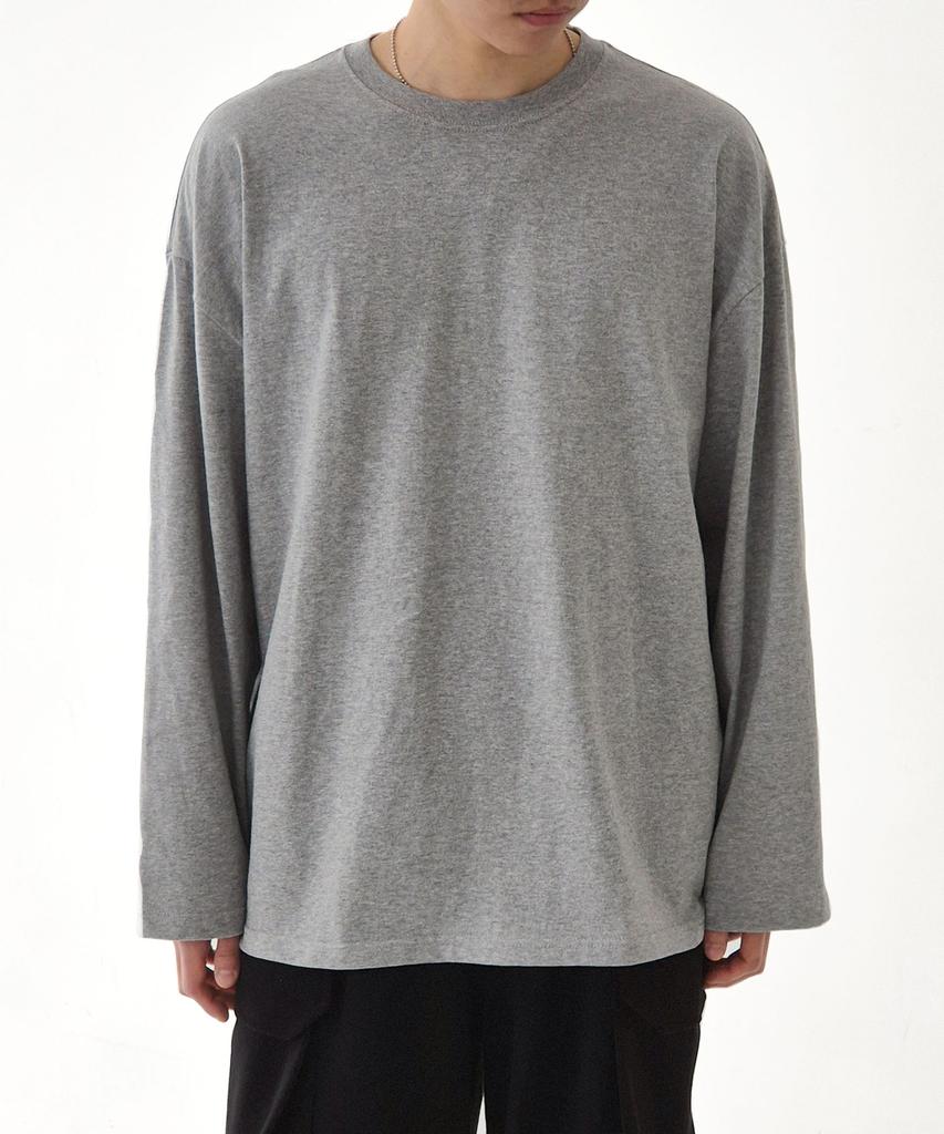 UMM 20-Color Plain Cotton Oversized Long Sleeve Tee (Type C)