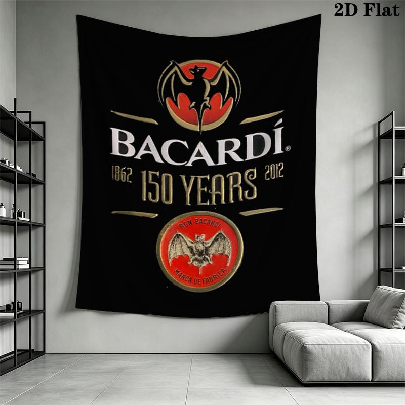 Bacardi Wandkleed Esthetisch Wandkleed Bedrukt Stof Deken Decoratieve Wandkleden voor Slaapkamer Woonkamer Huisdecoratie