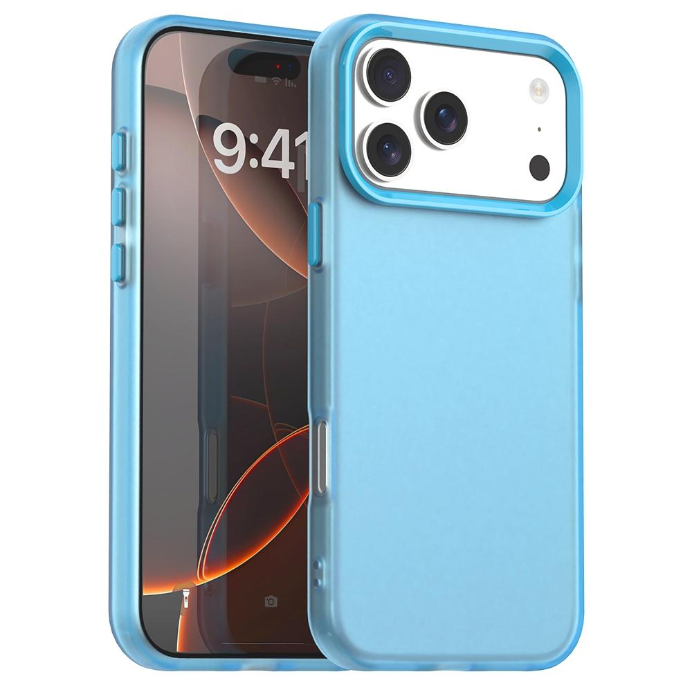 For iPhone 17 Pro Case PC+TPU+PET Matte Anti-Drop Phone Back Cover