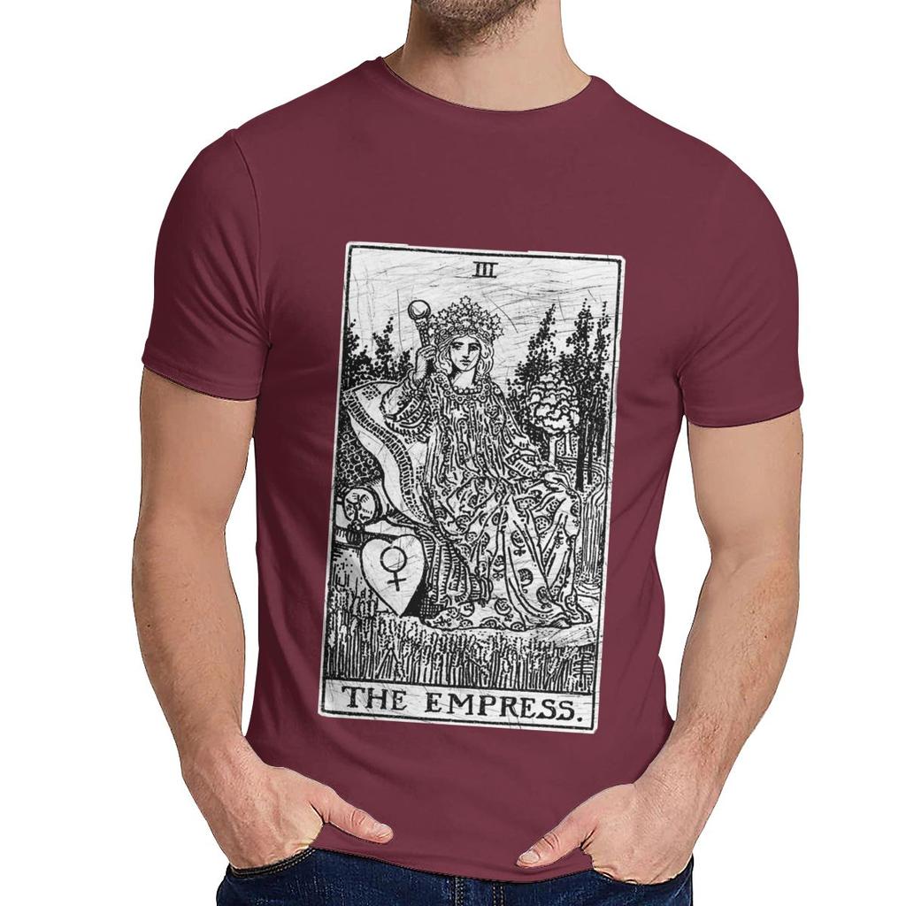 The Empress Tarot Card T Shirt Major Arcana Fortune Telling Occult T Shirt Casual O Neck