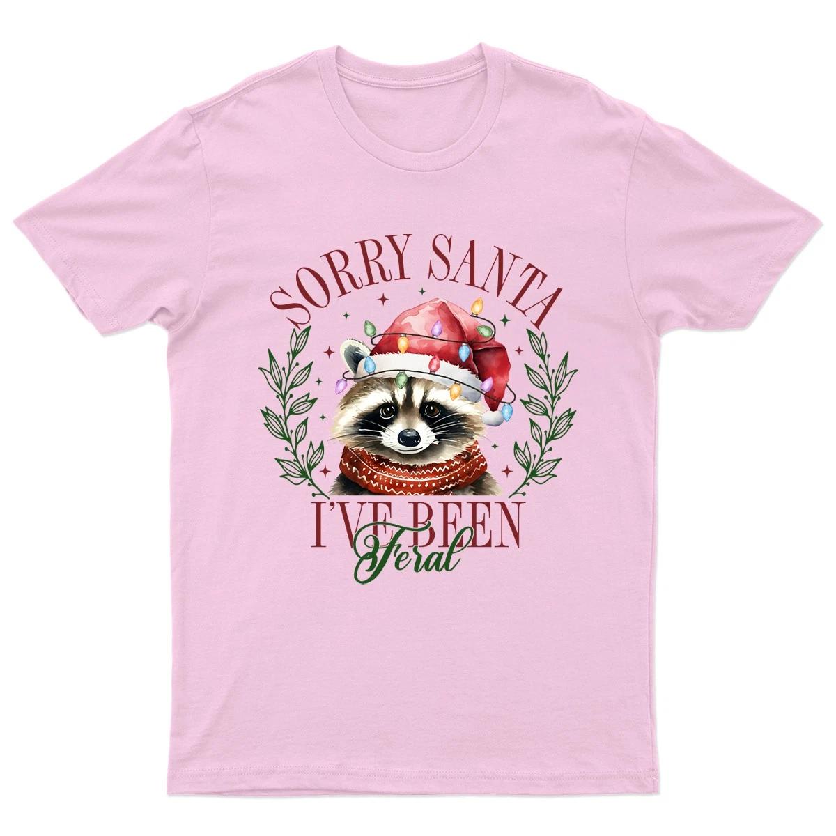 Sorry Santa Ive Been T-Shirt Unisex Gift Retro Seasonal Funny Xmas Womens -a XXL