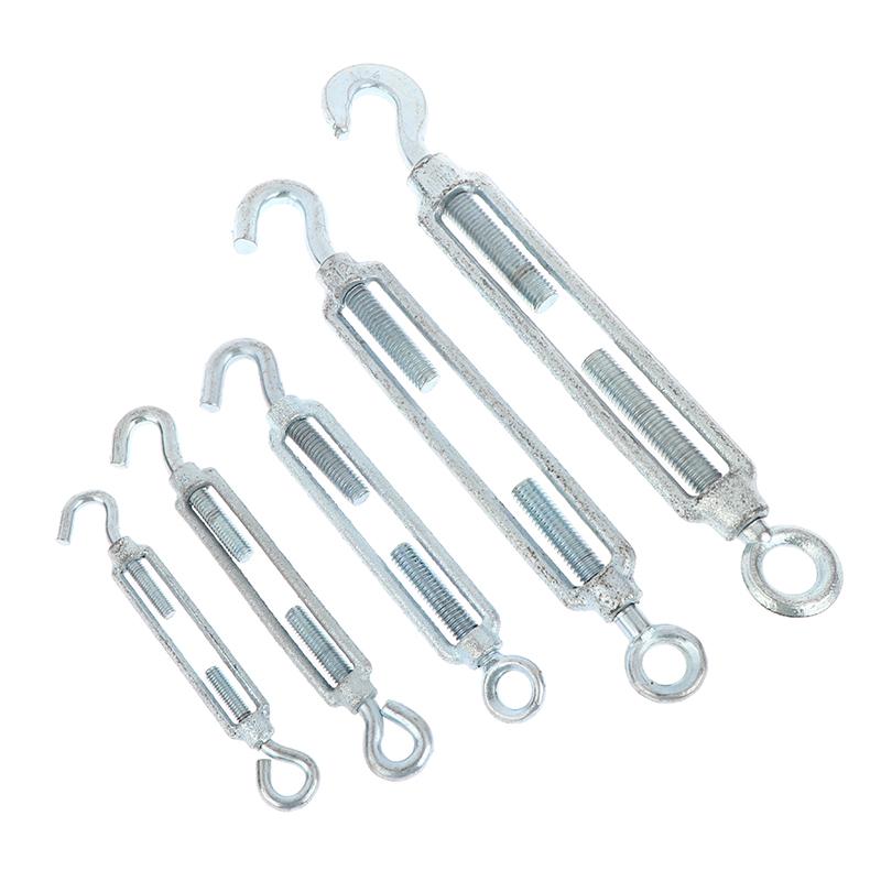 1Pc M6 M8 M10 M12 M14 Stainless Steel Adjust Chain Rigging Hooks Eye Turnbuckle Wire Rope Tension Device Line Oc Oo Cc Type