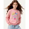 European sizes Kids' Sweatshirt, Kids' Clothing, Kids' Round Neck Fashion Sweatshirt, Colorful Hair Characters Fun Design, Casual And Sporty